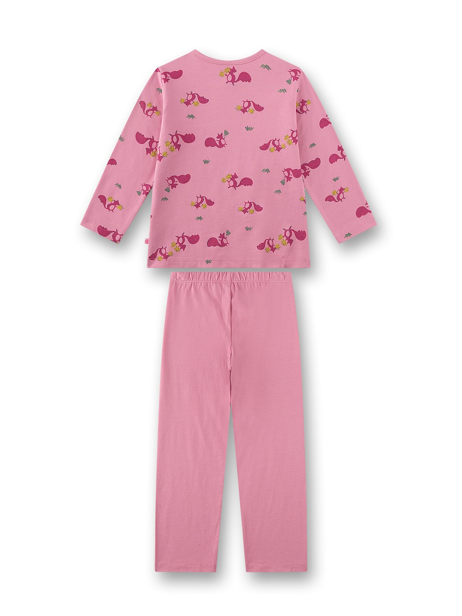 sanetta-m-dchen-schlafanzug-lang-rosa-eichh-rnchen-kinderpyjama image 2