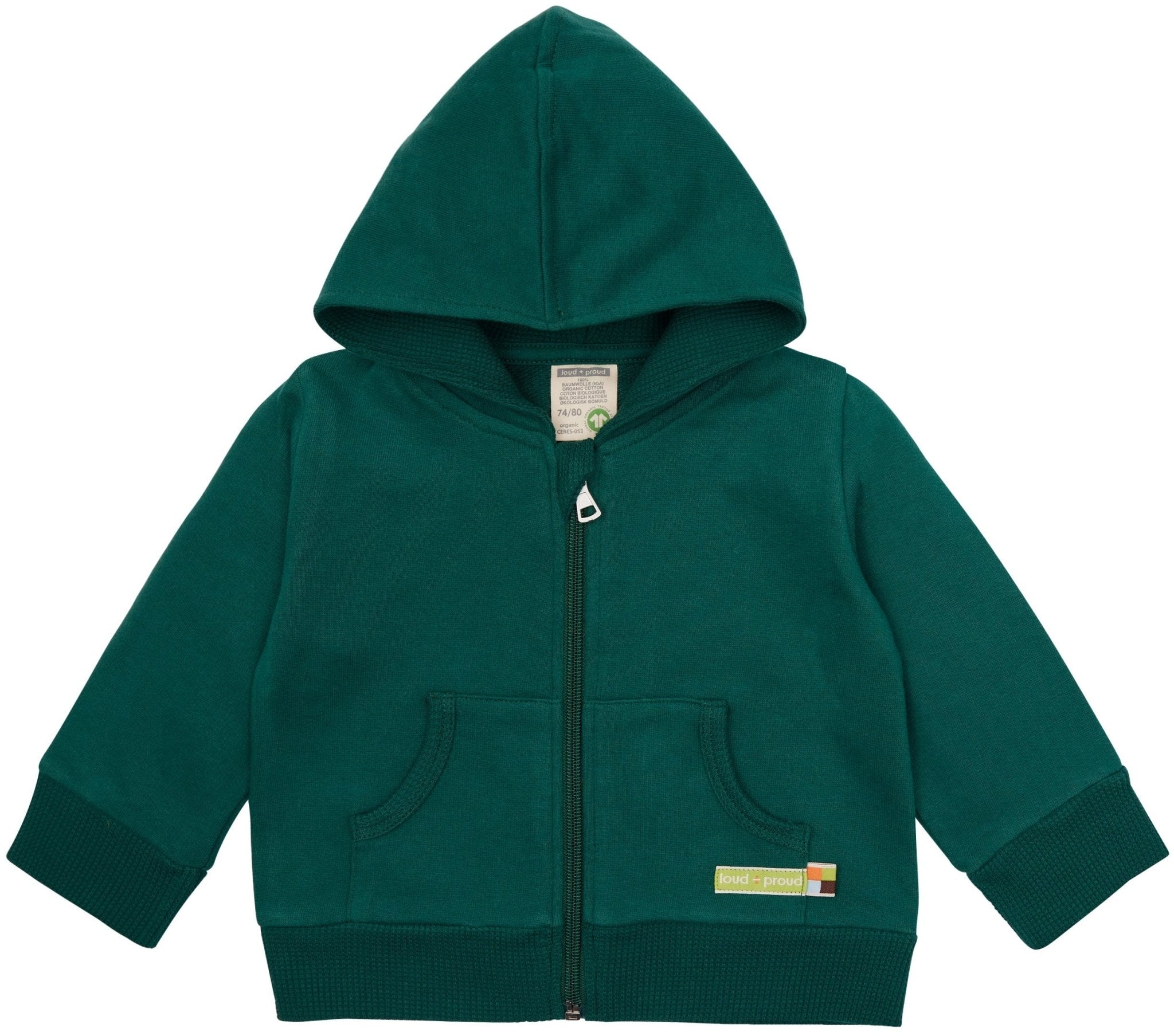 loud-proud-sweatjacke-mit-kapuze-kinder-kapuzenjacke-mit-k-ngurutaschen image 1