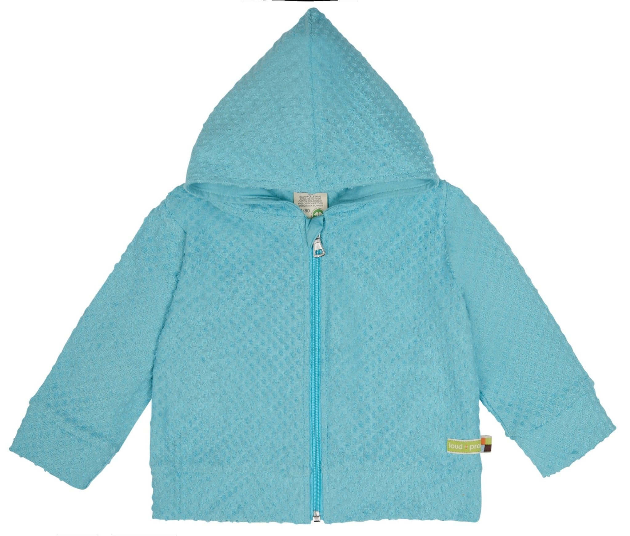 loud-proud-jacke-aus-frottee-mit-punkten-kapuzenjacke-mit-rei-verschluss image 5