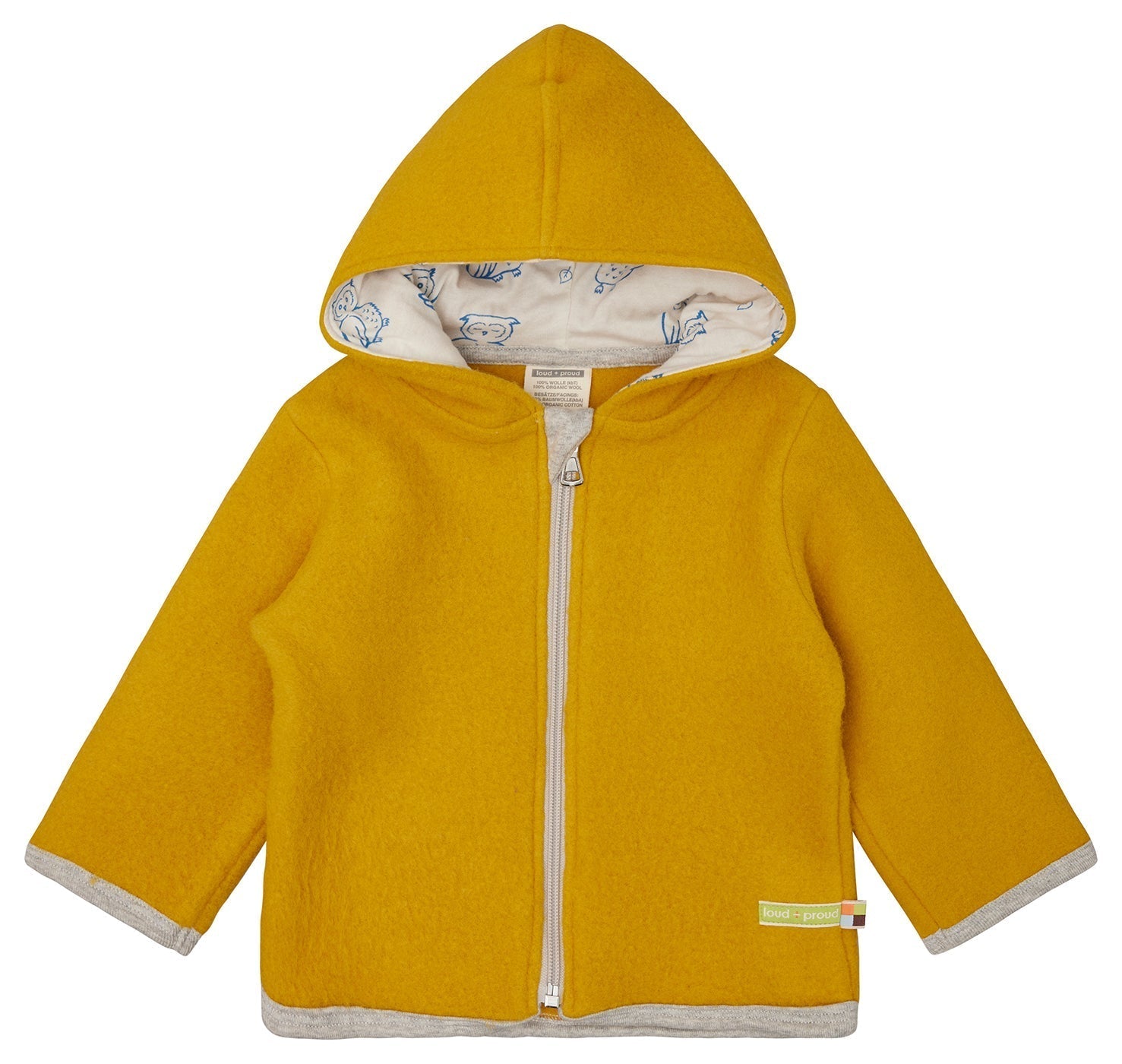 loud-proud-wollfleece-jacke-mit-kapuze-bio-wollfleece-jacke image 4