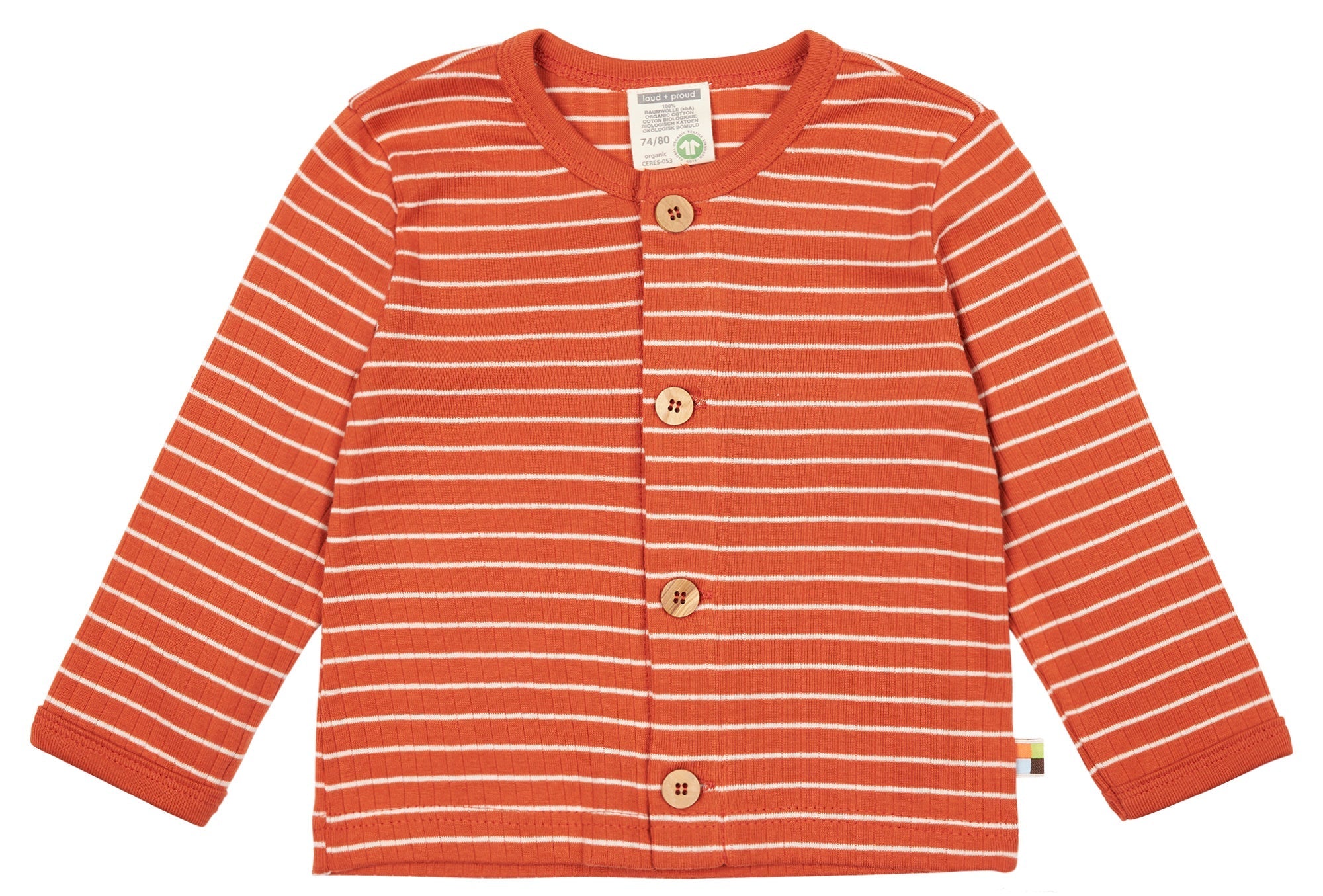 loud-proud-jacke-derby-rib-geringelte-kinderjacke-mit-holzkn-pfen image 1