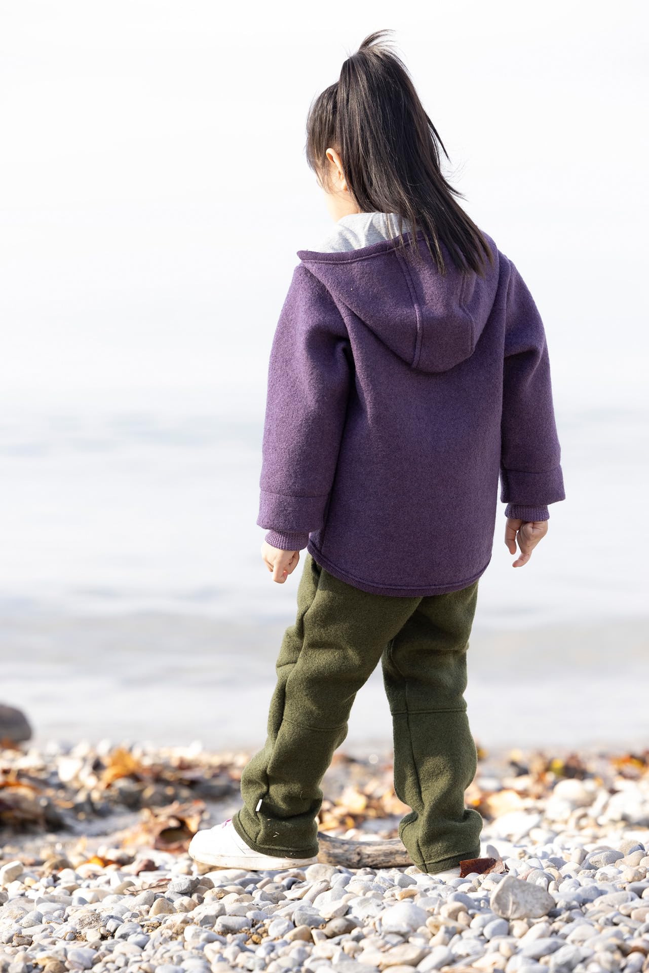 disana-walk-jacke-baby-kinder-100-bio-merino-wollwalk-mit-kapuze-gr-74-140 image 5