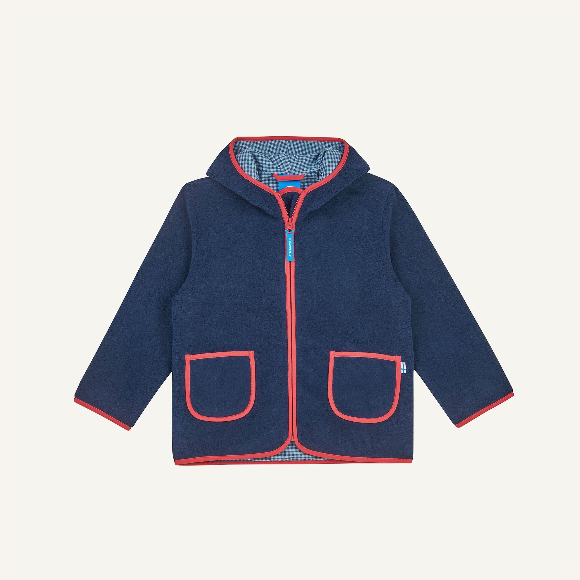 finkid-tonttu-fleecejacke-kinder-zip-in-mit-zipfelkapuze image 1