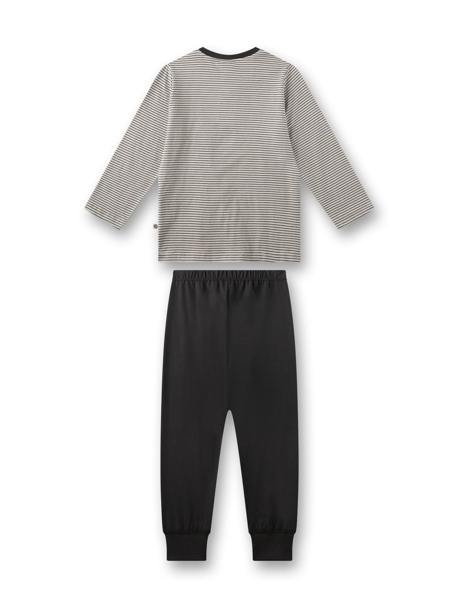 sanetta-jungen-schlafanzug-lang-off-white-100-baumwolle image 2