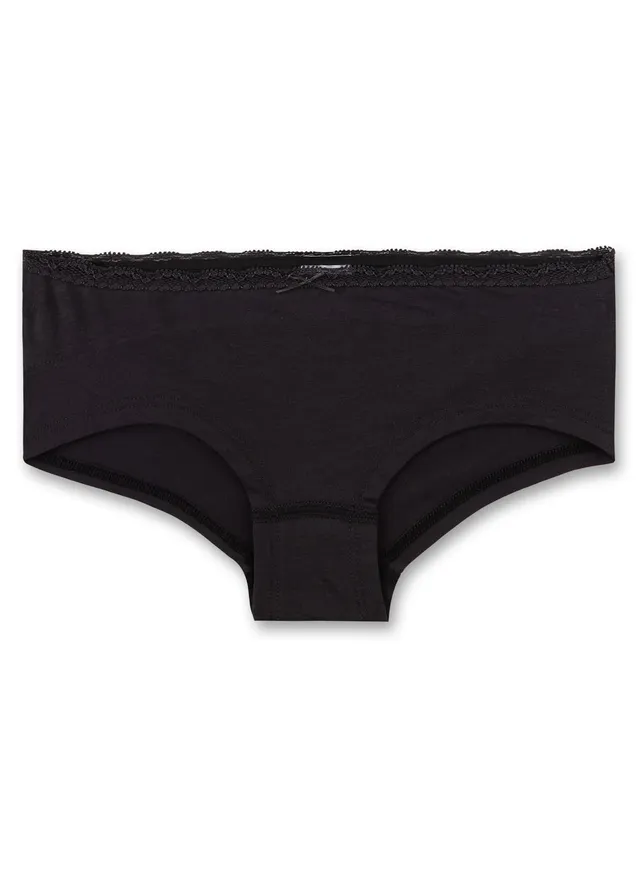 sanetta-m-dchen-hipster-schwarz-unterhose-f-r-m-dchen-aus-baumwoll-mix image 1