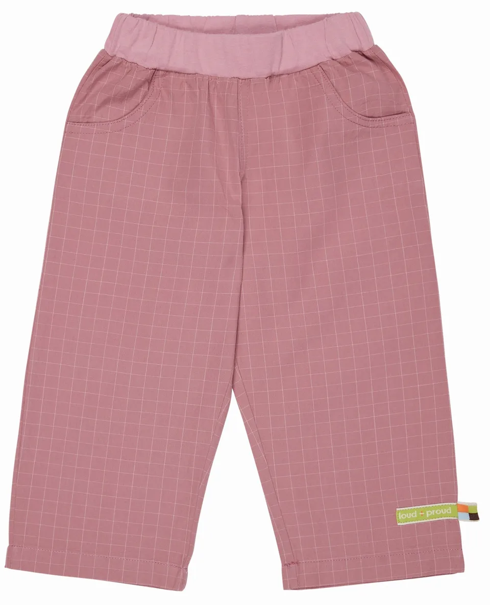 loud-proud-hose-aus-feinem-karo-kinder-popeline-hose image 1