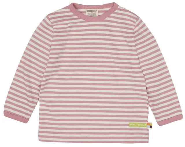 loud-proud-shirt-streifen-gestreiftes-jersey-shirt-mit-geschmirgelter-oberfl-che image 1