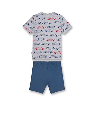 sanetta-jungen-schlafanzug-kurz-graumelange-auto-pyjamaset image 5