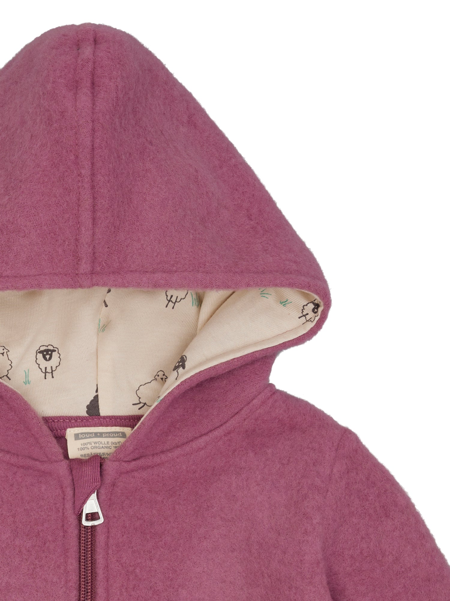 loud-proud-merino-wollfleece-jacke-mit-kapuze-bio-woll-fleece image 6