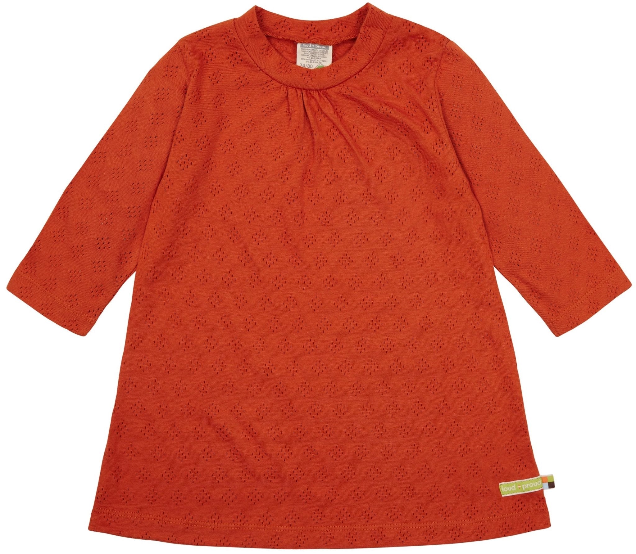 loud-proud-kleid-langarm-mit-lochmuster-aus-jacquard-strick image 5
