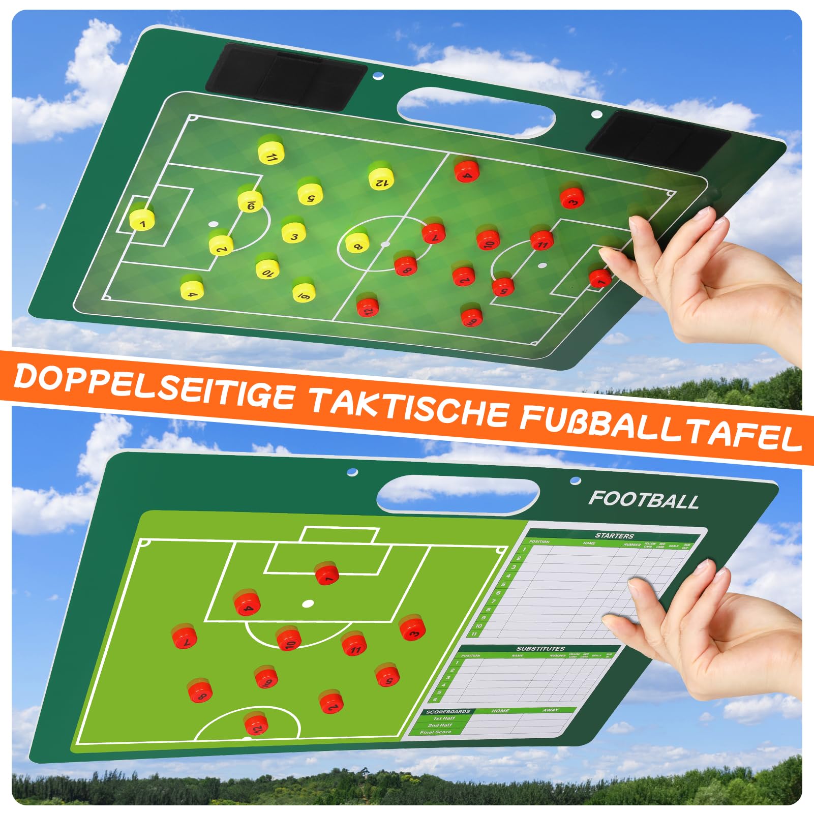 desoto-magnettafel-fu-ball-coaching-board-taktiktafel-mit-stift image 7