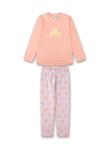 sanetta-m-dchen-schlafanzug-lang-orange-pyjamaset-m-dchen-aus-bio-baumwolle image 4