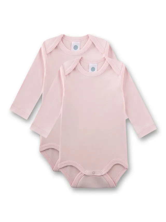 sanetta-pure-baby-body-doppelpack-langarm-rosa-100-bio-baumwolle-m-dchen image 1