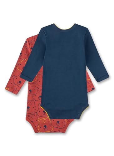 sanetta-baby-body-langarm-doppelpack-dunkelblau-und-rot-mit-biber-f-r-jungen-aus image 5