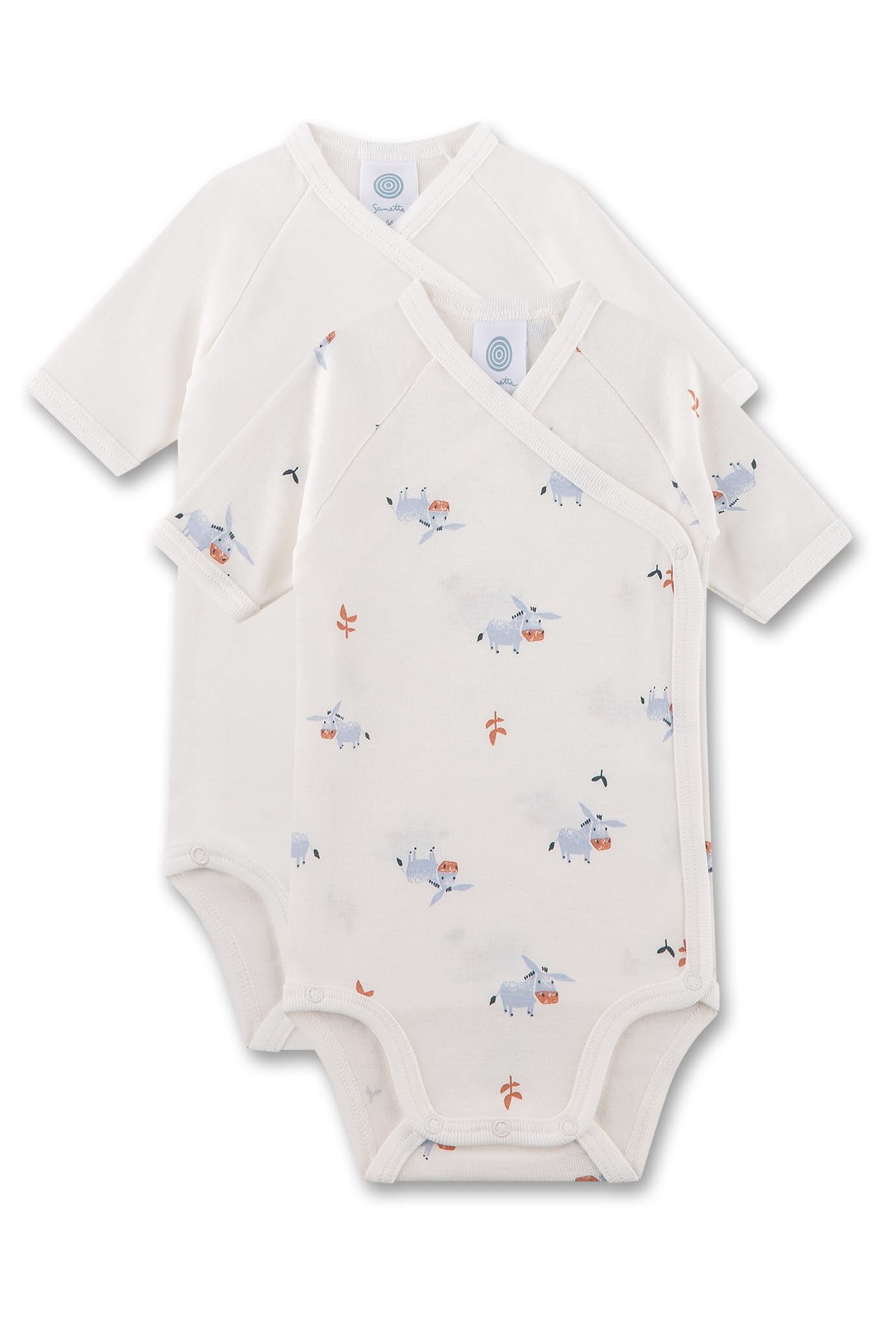 sanetta-baby-wickelbody-doppelpack-off-white-esel-aus-bio-baumwolle-2er-set image 1