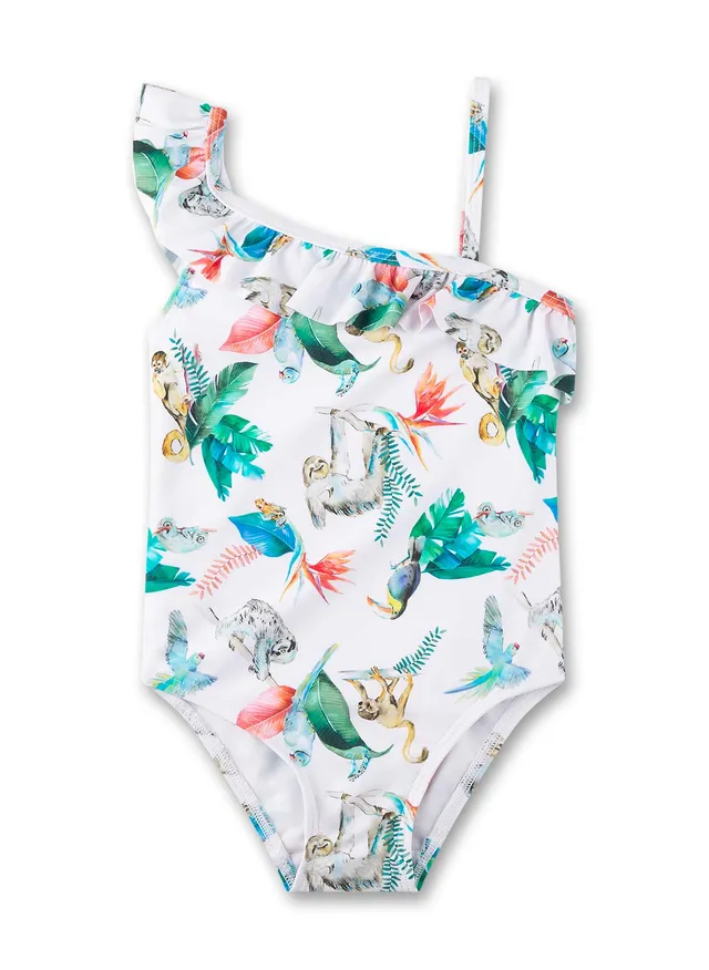 sanetta-m-dchen-badeanzug-off-white-asymmetrisch-aus-polyamid-mix image 1