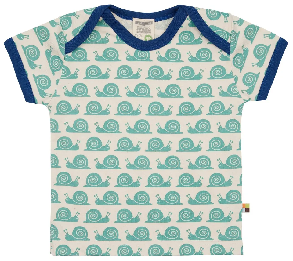 loud-proud-t-shirt-mit-druck-schnecken-bio-baumwoll-shirt image 1