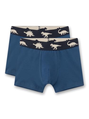 sanetta-jungen-hipshorts-2er-set-blau-dino-baumwolle image 4