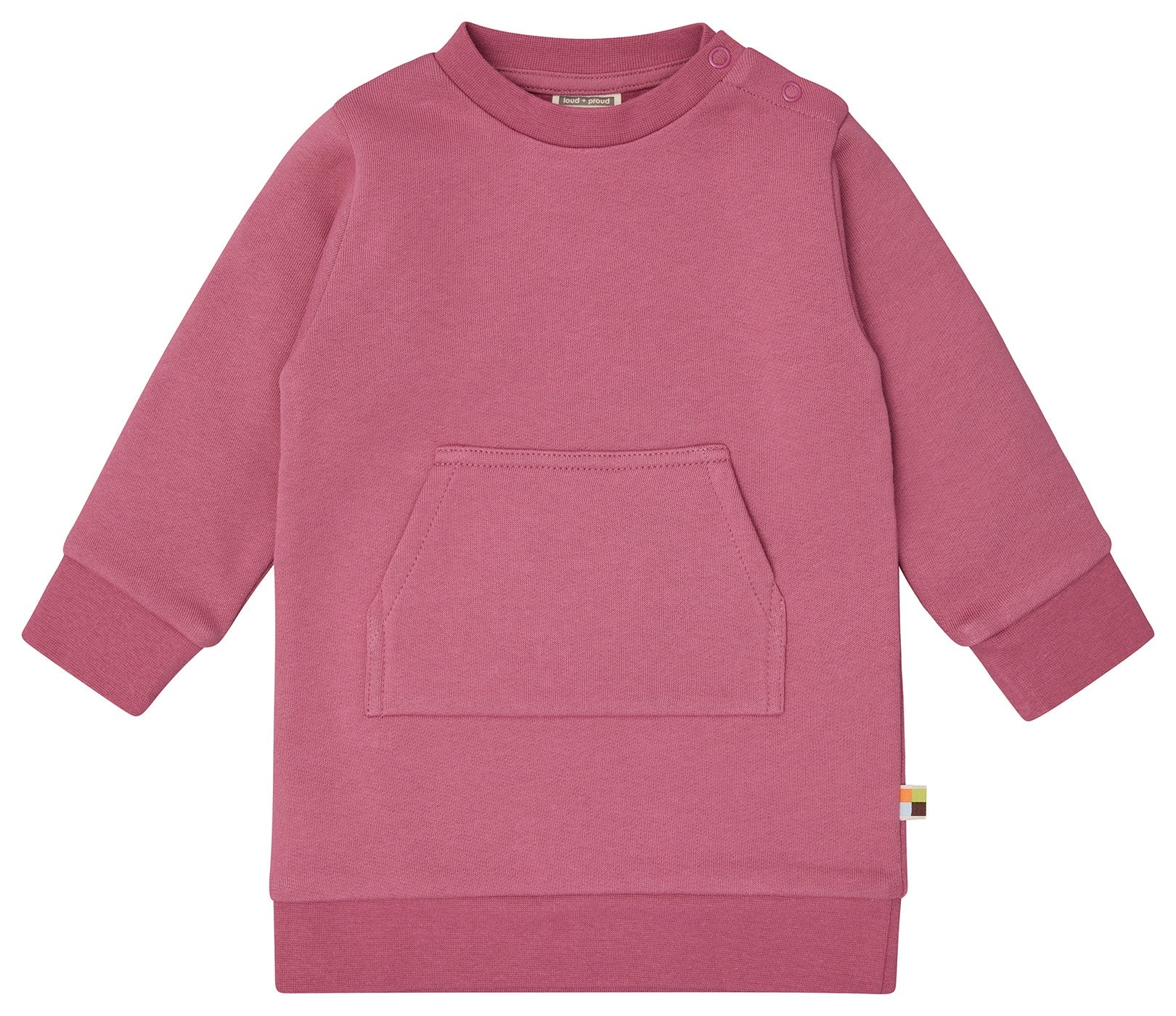 loud-proud-weiches-sweatkleid-sweat-kleid-mit-angerauter-innenseite image 1