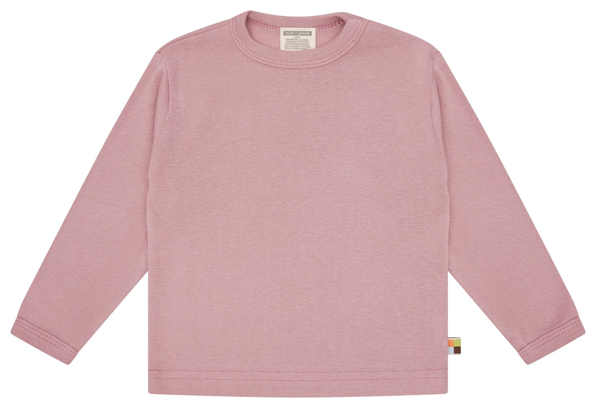 loud-proud-langarm-shirt-uni-basic-aus-bio-baumwolle-rippjersey image 1