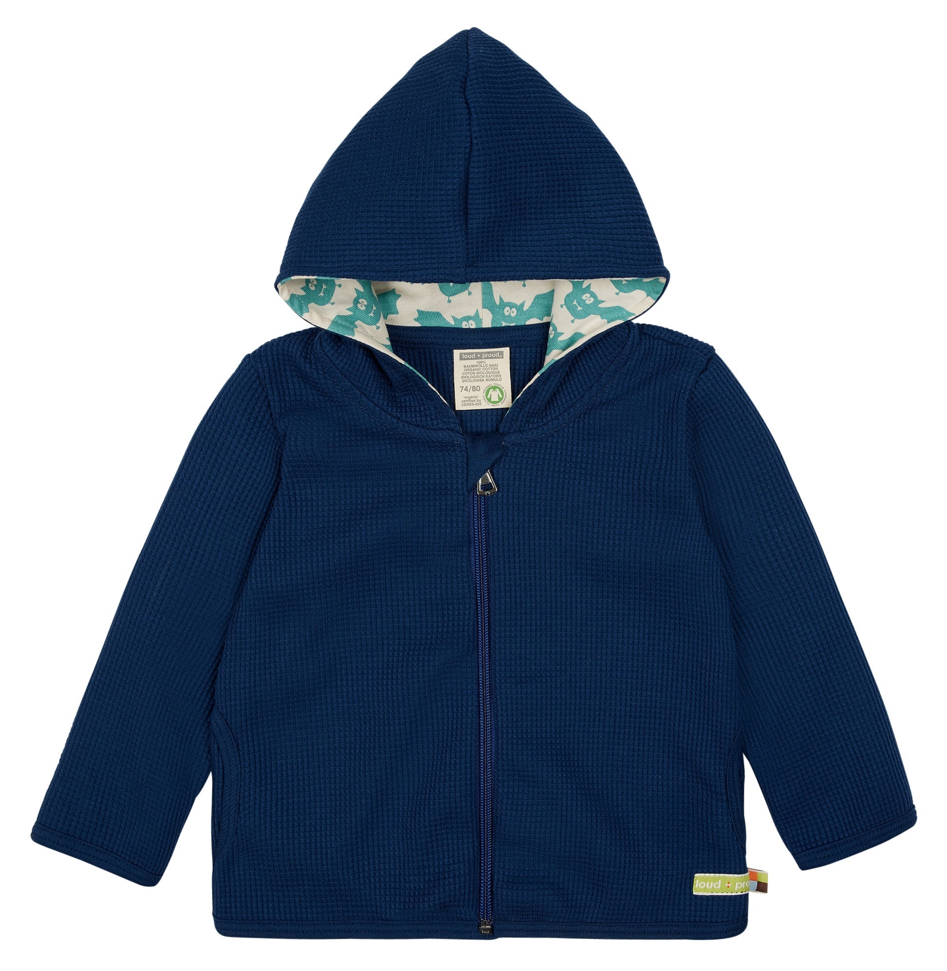 loud-proud-kapuzenjacke-waffelstruktur-mit-jersey-futter image 7