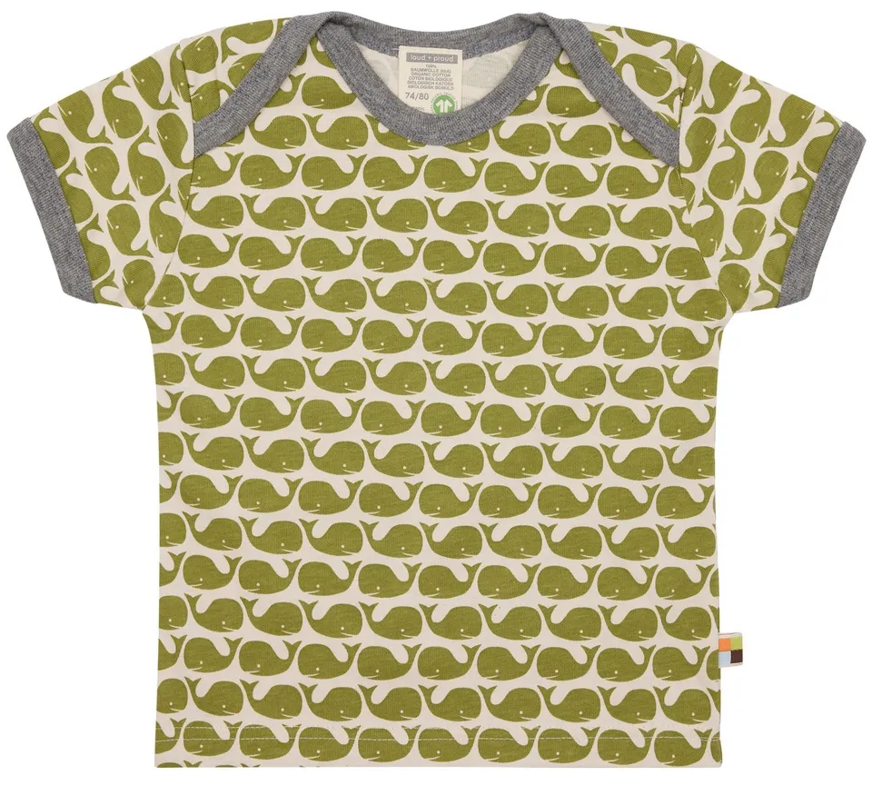 loud-proud-t-shirt-mit-druck-wale-kinder-t-shirt-aus-bio-baumwolle image 1