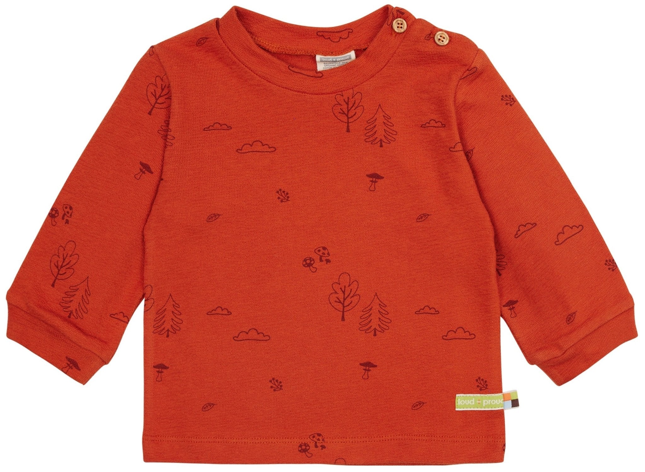 loud-proud-shirt-langarm-strukturstrick-mit-druck-wald-motiv image 5