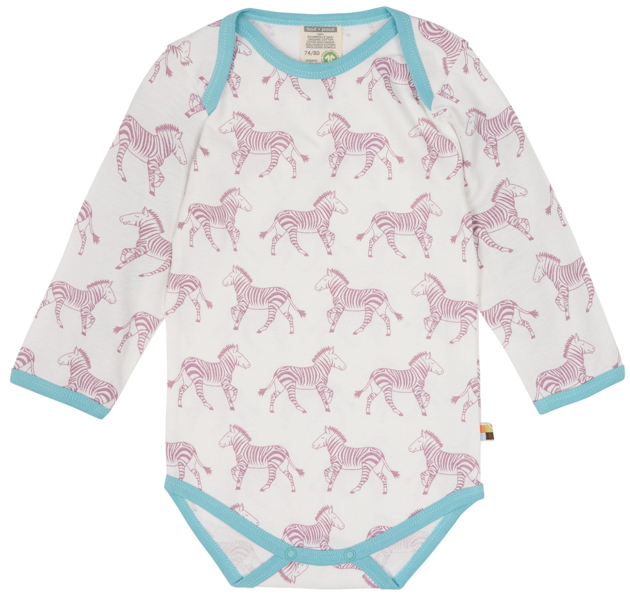 loud-proud-body-langarm-druck-baby-langarmbody-mit-tiermotiv image 1