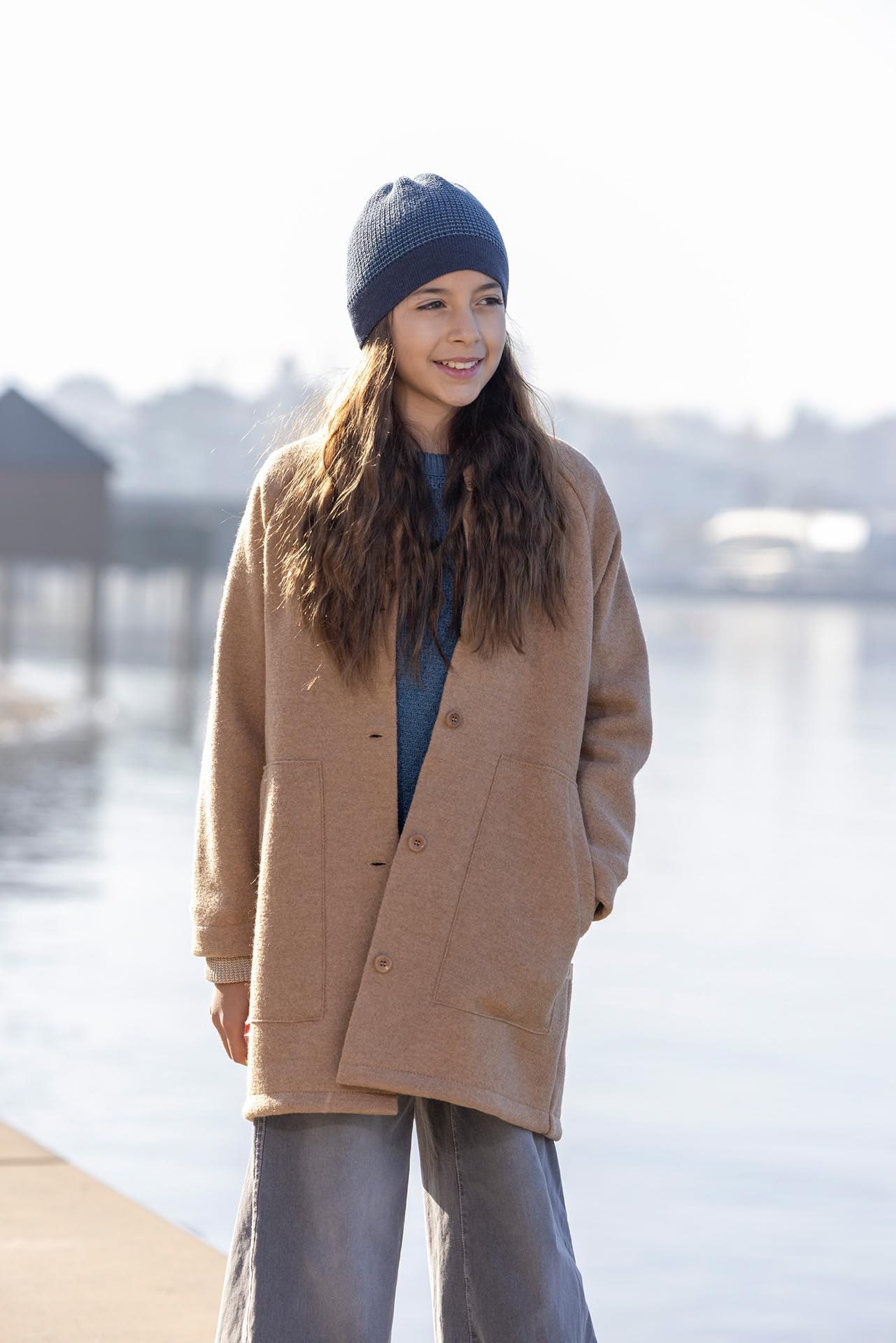 disana-walk-mantel-kinder-100-bio-merino-wollwalk-mit-taschen-made-in-germany image 2