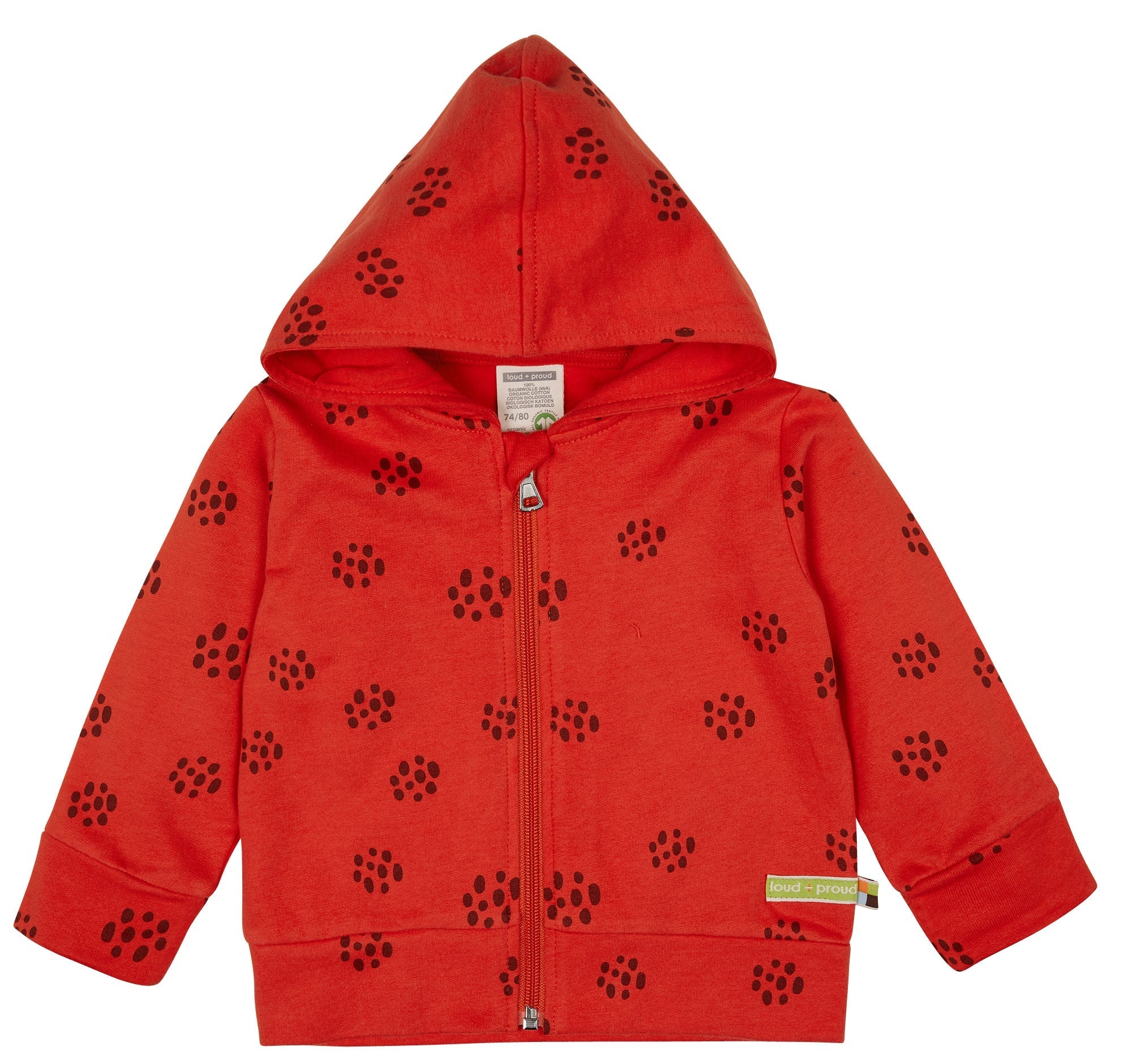 loud-proud-kapuzenjacke-mit-druck-sweatjacke-mit-rei-verschluss-2 image 3