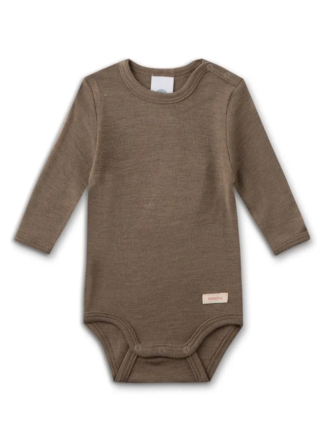 sanetta-baby-body-langarm-beige-aus-merinowolle-seide-fiftyseven image 1