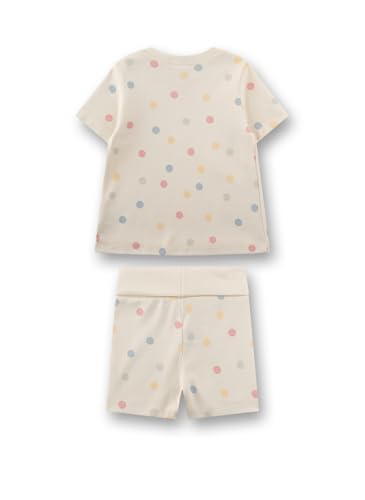 sanetta-pure-m-dchen-schlafanzug-kurz-beige-bunte-dots-100-bio-baumwolle image 5