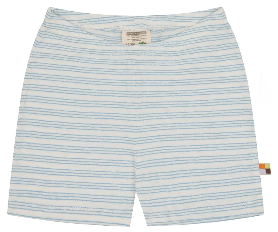 loud-proud-short-ringel-mit-leinen-kinder-shorts image 1