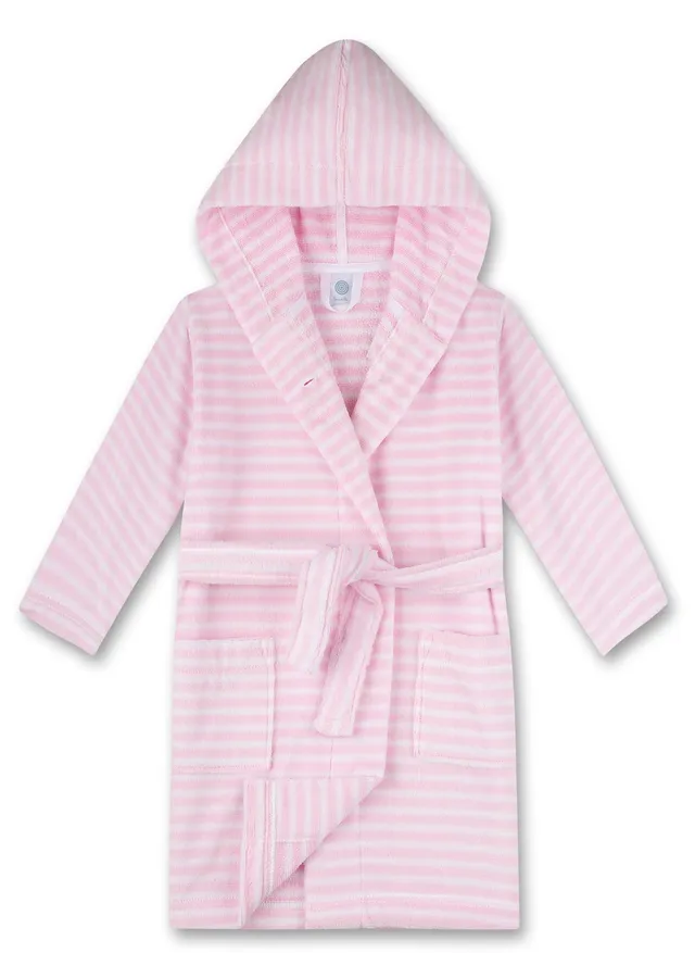 sanetta-m-dchen-bademantel-rosa-gestreift-baumwoll-mix image 1