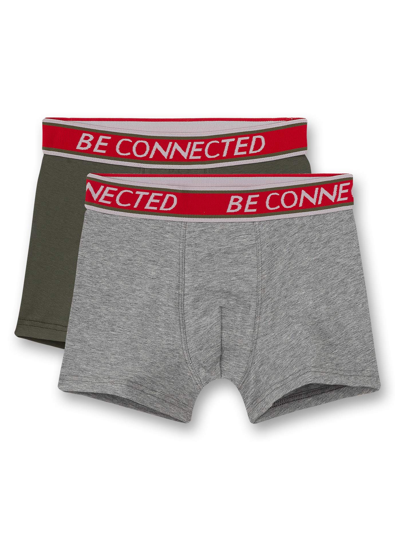 sanetta-jungen-hipshorts-doppelpack-elite-grey-mel-graumelange-khaki-unterw-sche image 1