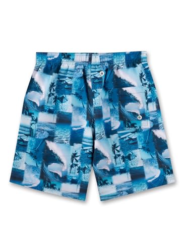 sanetta-jungen-badeshorts-blau-aus-recyceltem-polyester image 5