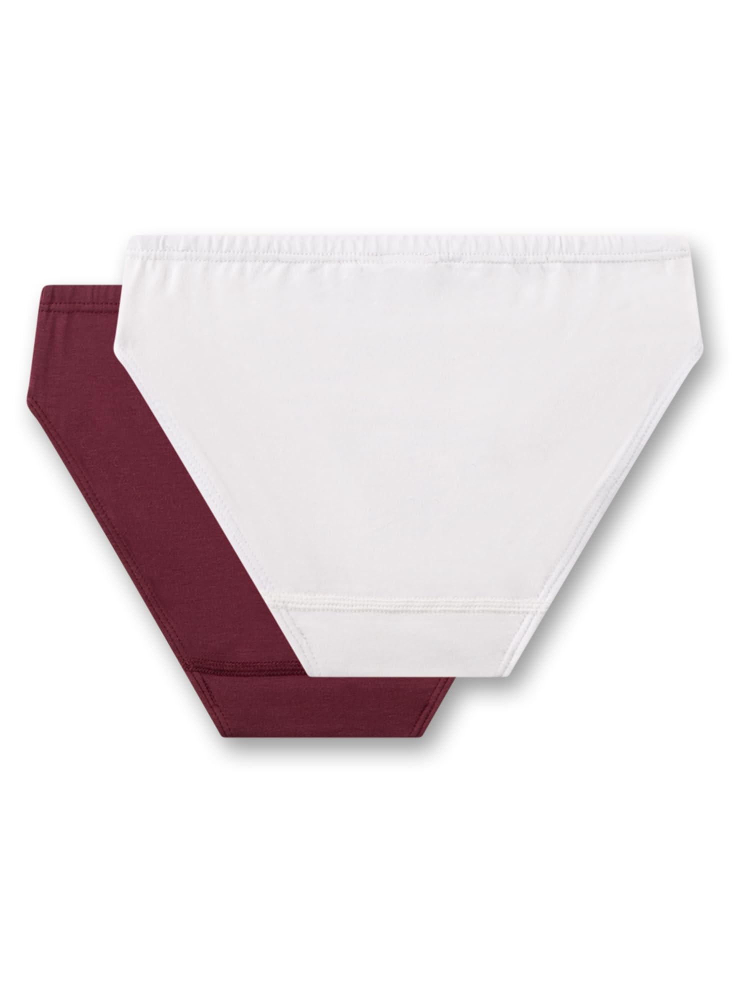 sanetta-m-dchen-rioslip-doppelpack-dunkelrot-wei-unterhose-aus-baumwoll-mix image 2