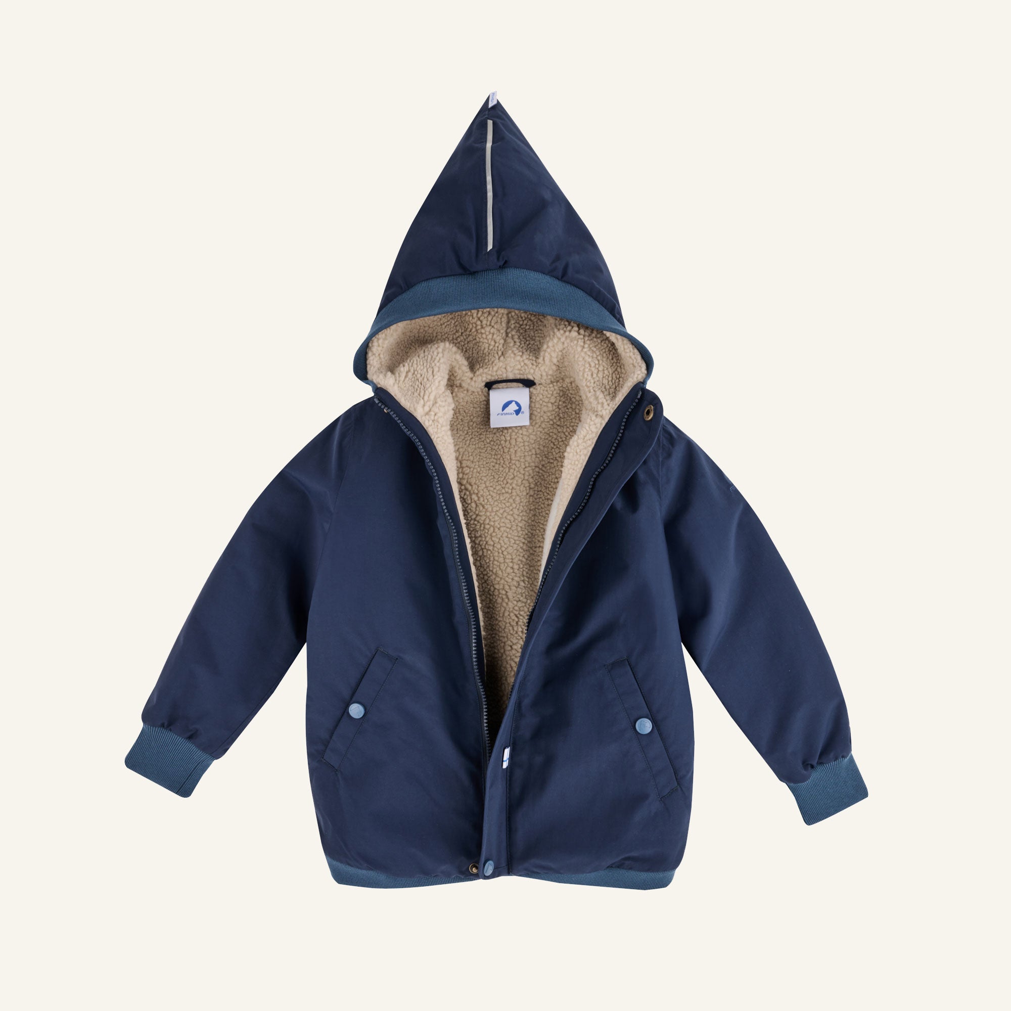 finkid-juuka-winteranorak-f-r-kinder-mit-teddyfleece image 2