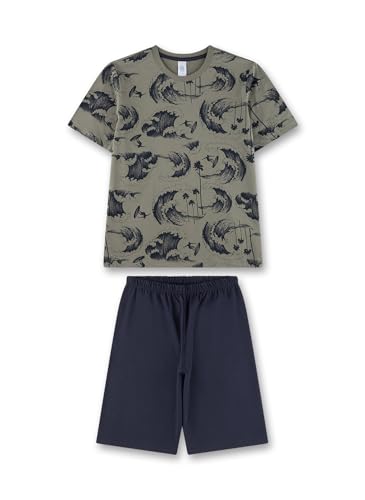sanetta-jungen-schlafanzug-kurz-gr-n-aus-baumwolle-pyjamaset-f-r-jungen image 4